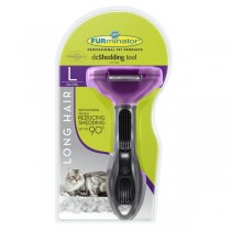 Escova Rasqueadeira Furminator Gatos G - Pelo Longo